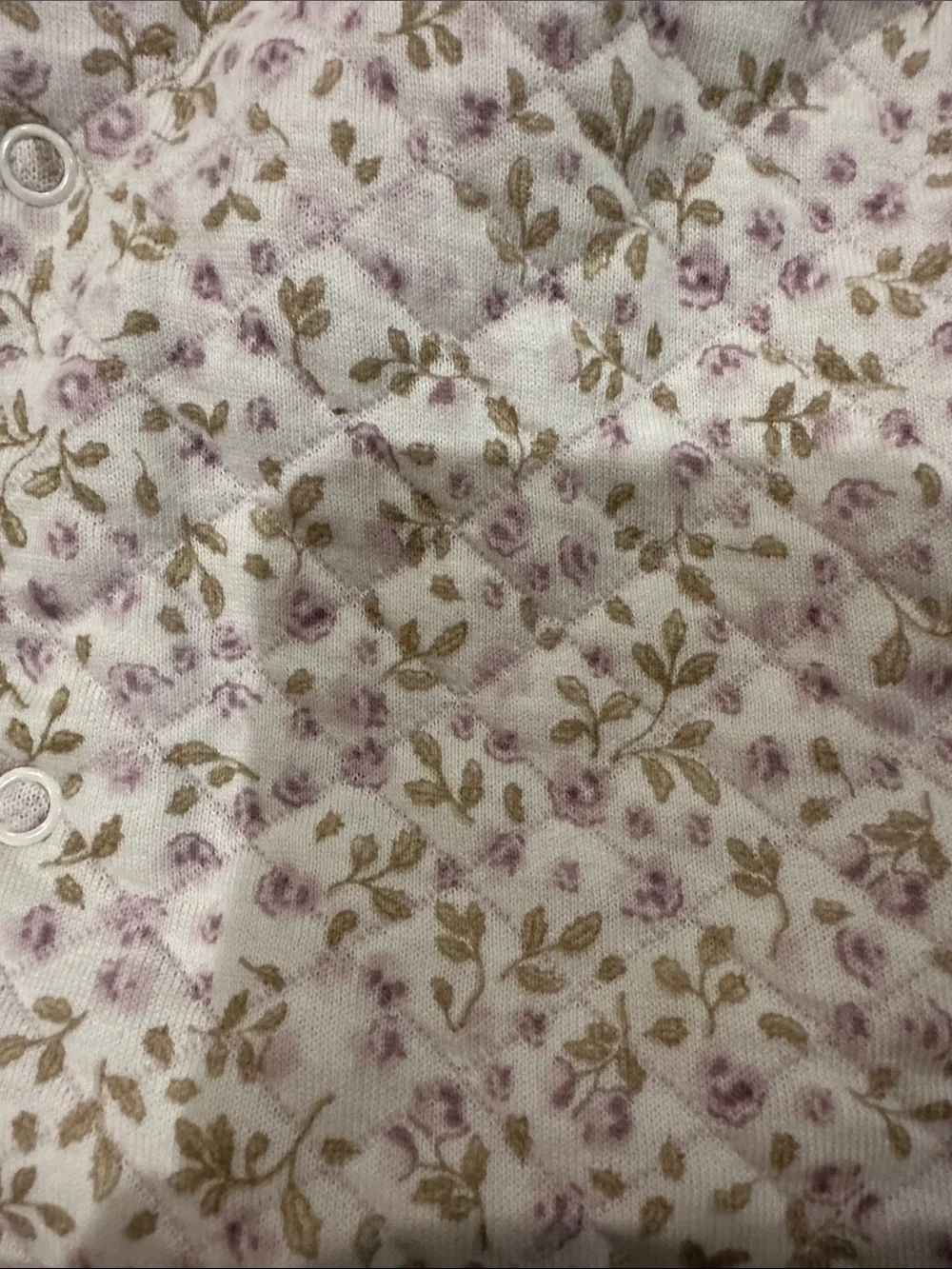 Carter's Quilted Hooded Floral Jacket and Pants Set - Pink and Cream